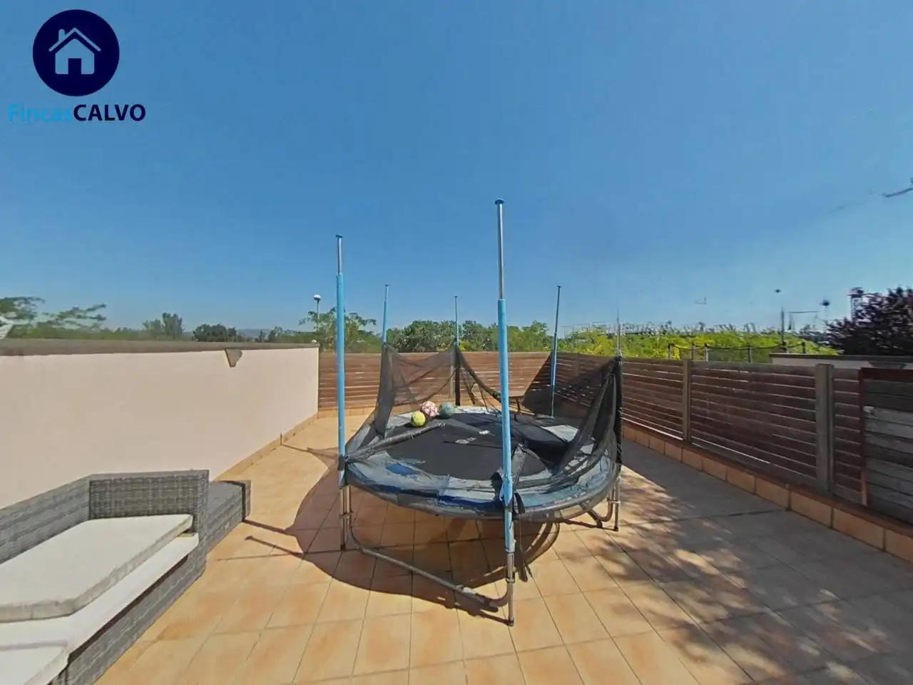 Terrassa de Casa adosada en venda en Sant Quirze del Vallès amb Aire condicionat, Calefacció i Jardí privat