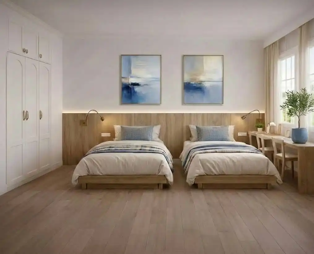 Schlafzimmer von Dachboden zum Verkauf in Torrevieja mit Terrasse und Balkon