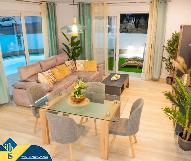 Sala de estar de Casa o chalet en venta en Rojales con Terraza, Piscina y Amueblado