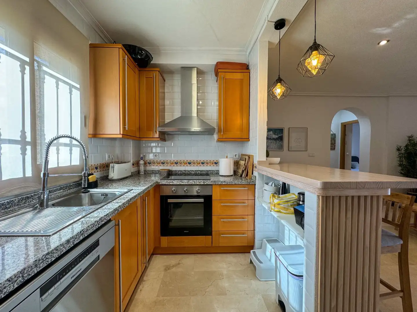 Kitchen of Detached homes for rent in Algorfa  with Air Conditioner, Heating and Private garden