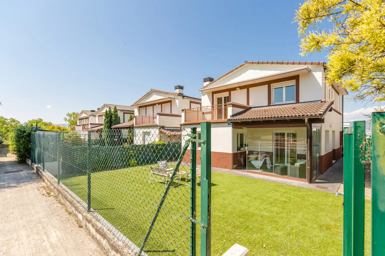 Vista exterior de Casa o chalet en venta en Berrioplano / Berriobeiti con Calefacción, Jardín privado y Parquet