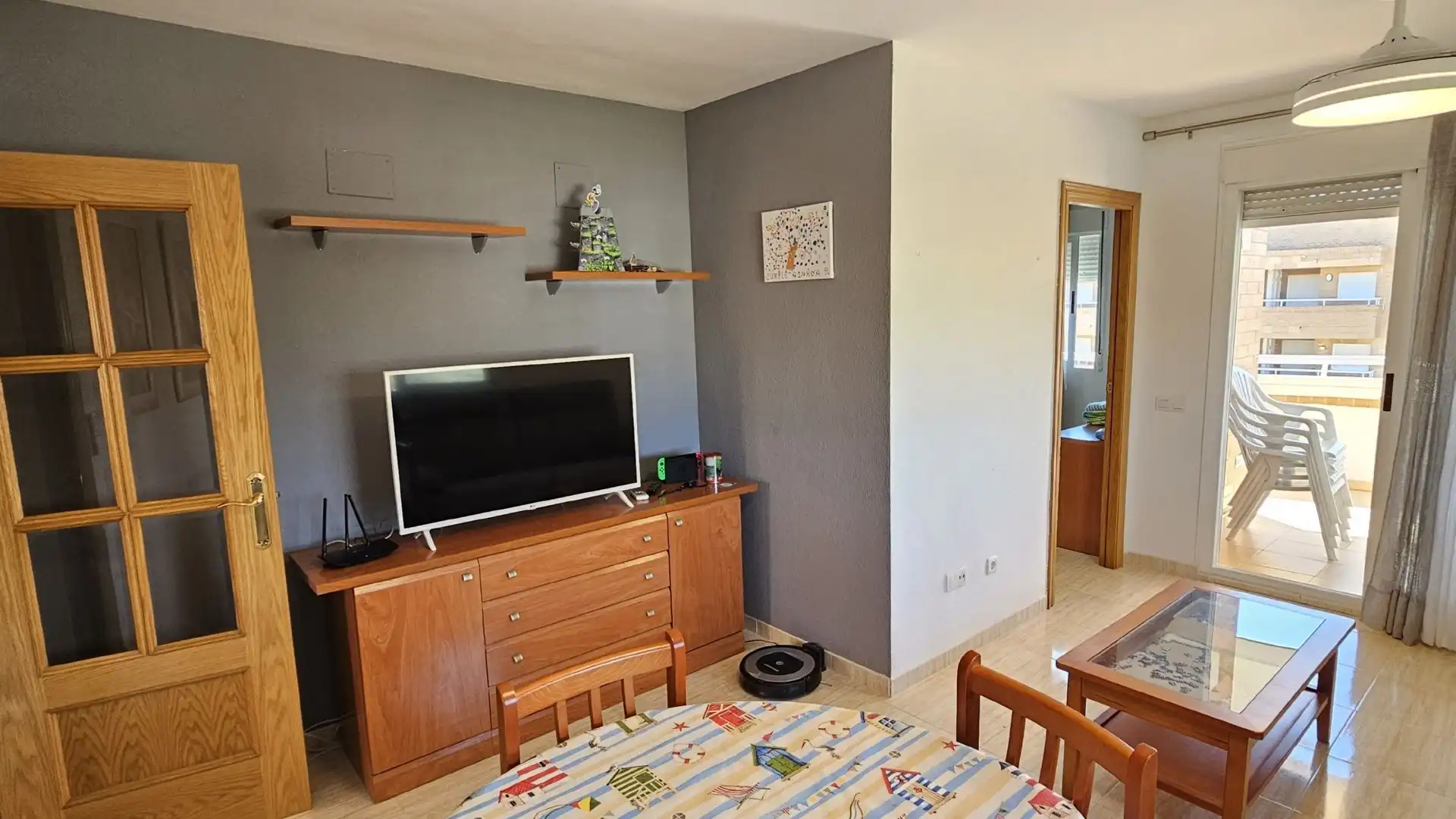 Sala d'estar de Apartament en venda en Oropesa del Mar / Orpesa amb Aire condicionat, Calefacció i Terrassa