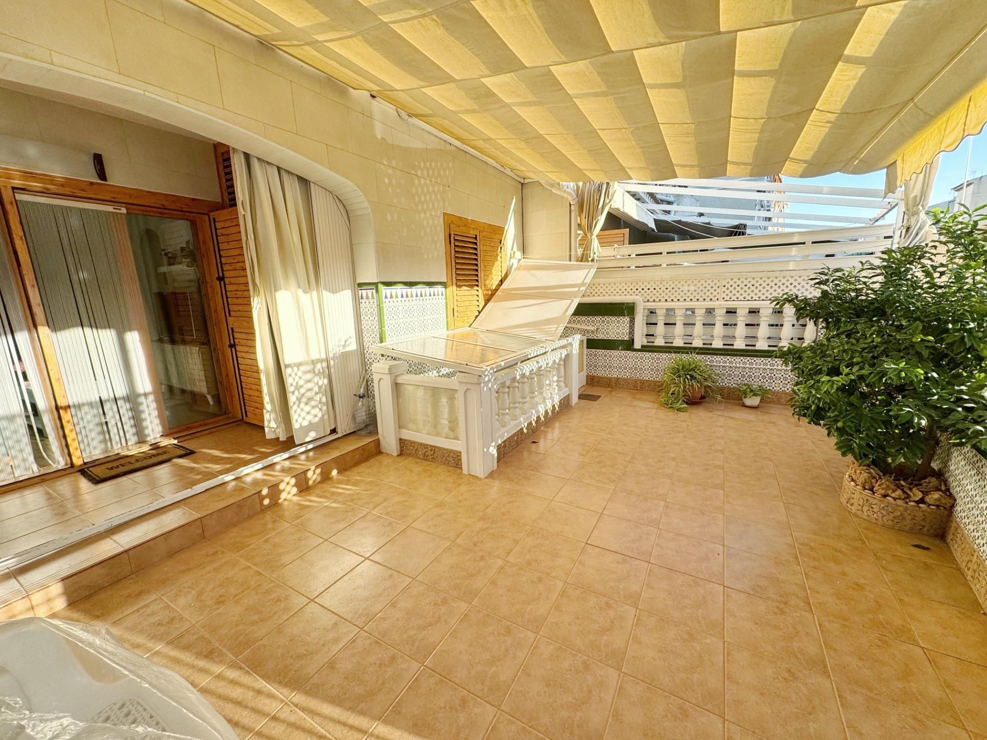 Terrace of Apartment for sale in Santa Pola  with Air Conditioner, Private garden and Terrace