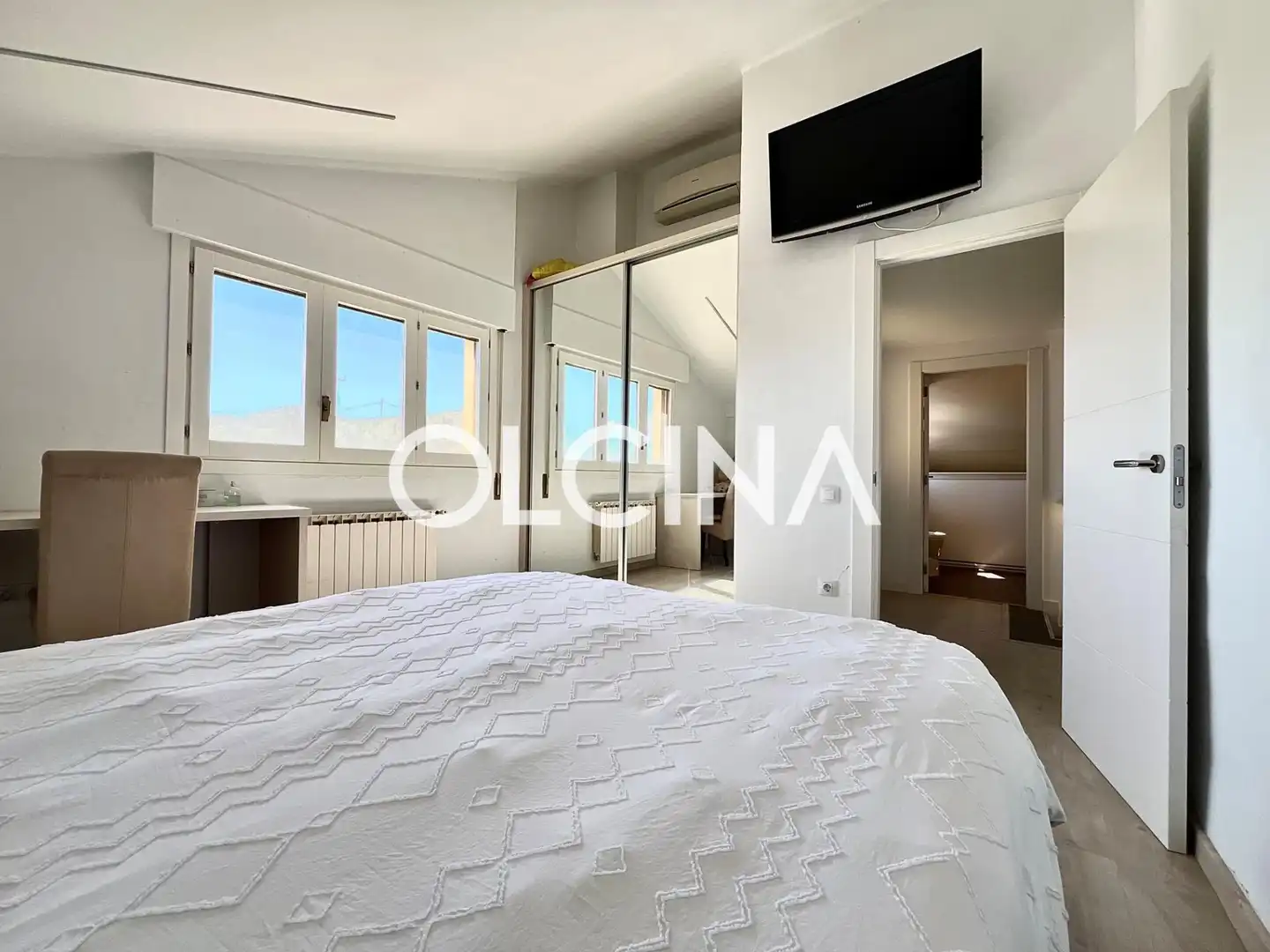 Schlafzimmer von Haus oder Chalet zum Verkauf in Ibi mit Klimaanlage, Heizung und Privatgarten