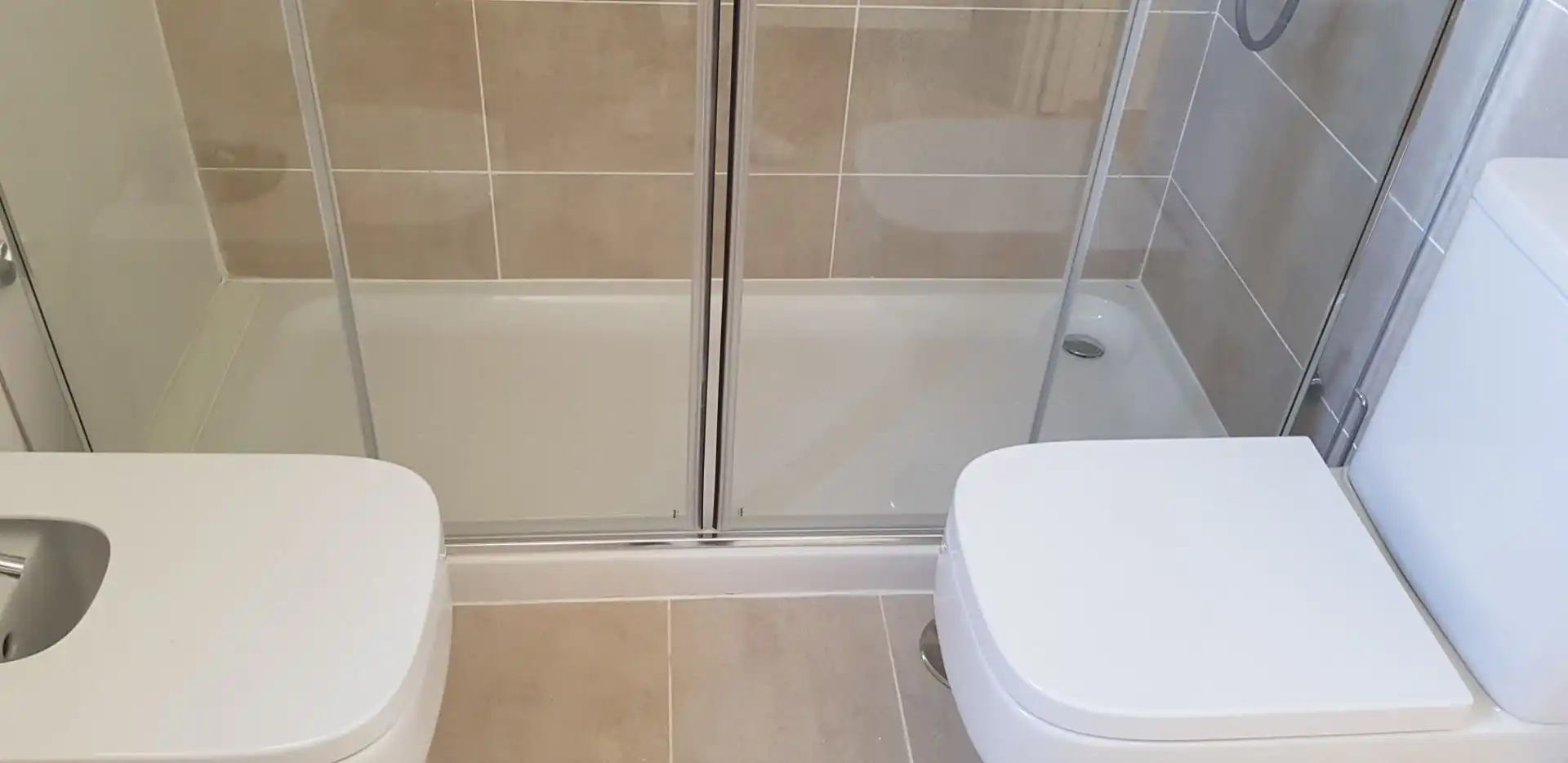 Baño de Piso de alquiler en Málaga con Aire acondicionado, Parquet y Terraza