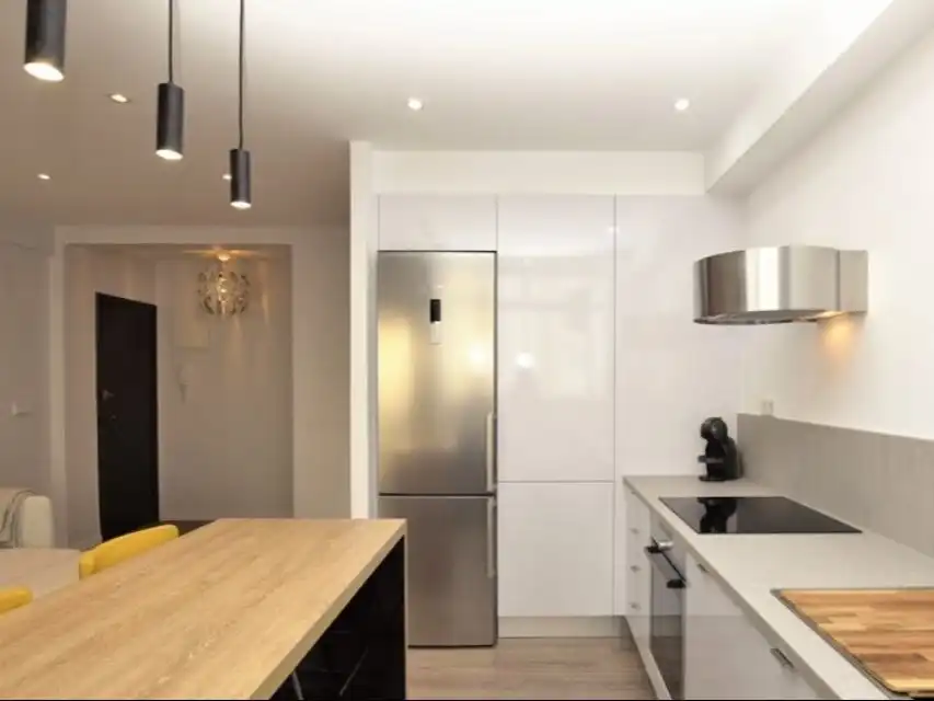 Kitchen of Flat for rent in Estepona  with Air Conditioner, Heating and Parquet flooring