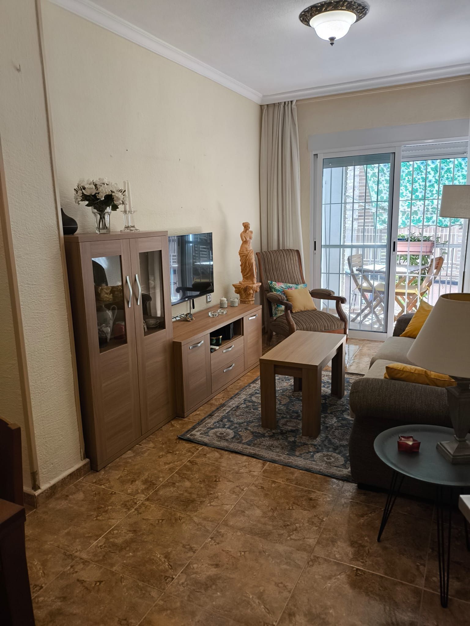 Sala d'estar de Pis en venda en  Murcia Capital amb Aire condicionat i Terrassa