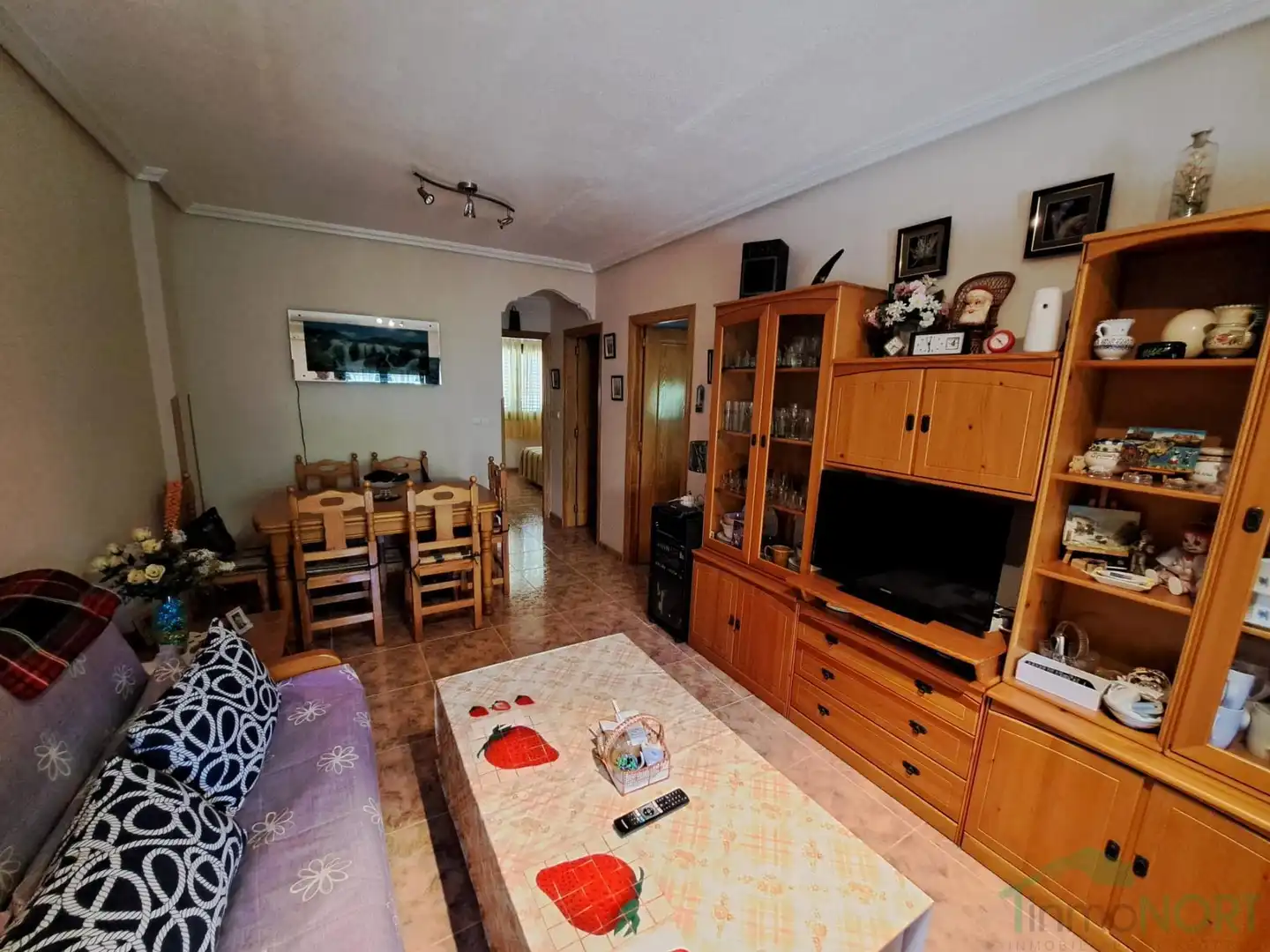 Sala d'estar de Casa o xalet en venda en Los Alcázares amb Moblat