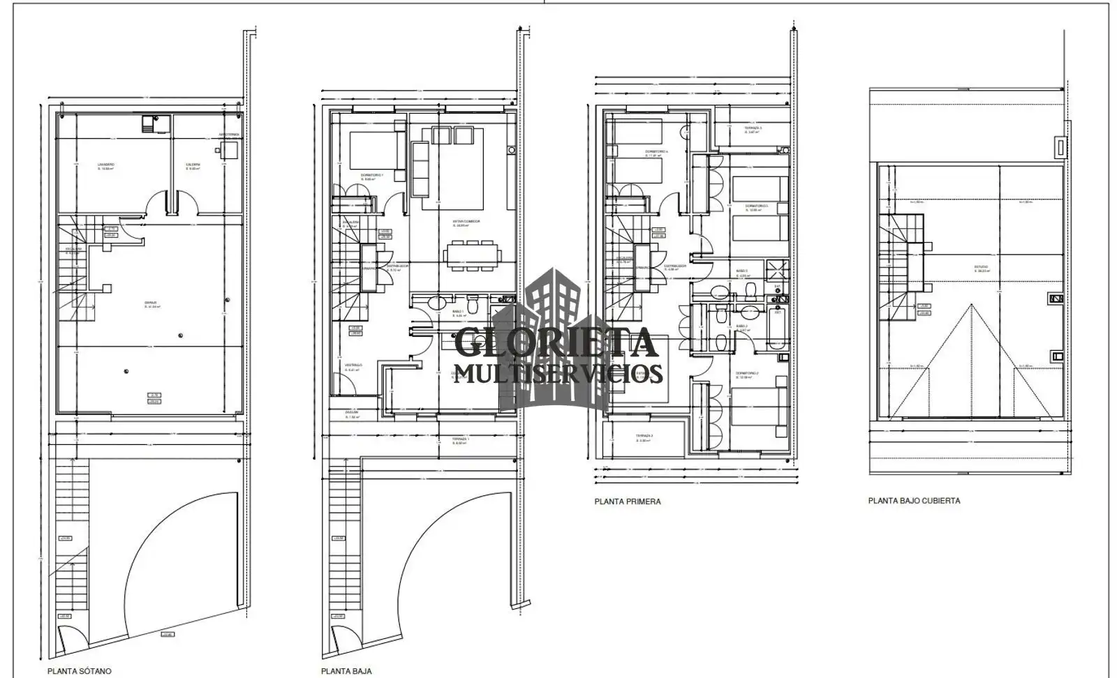 Casa adosada en venta en Vigo  con Calefacción, Parquet y Terraza
