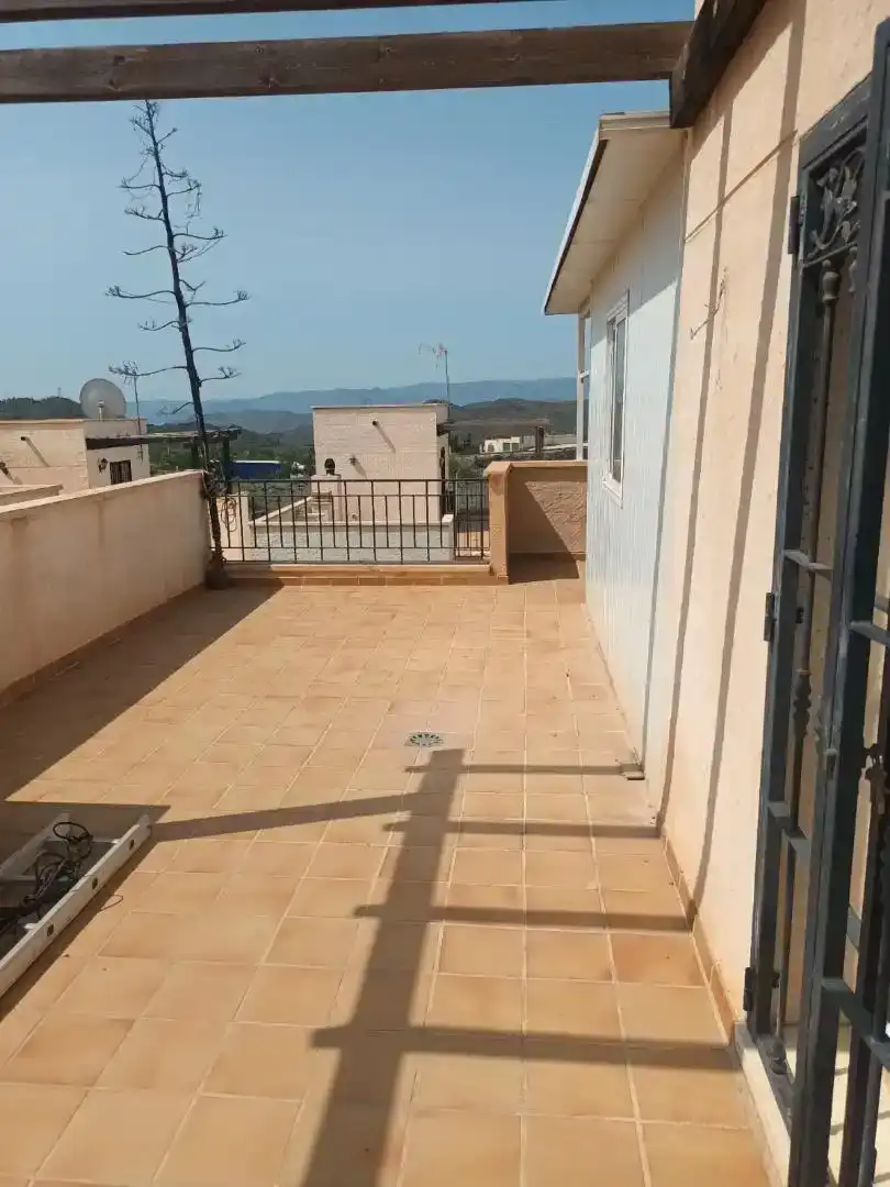 Terrassa de Dúplex en venda en Gérgal amb Jardí privat, Traster i Moblat