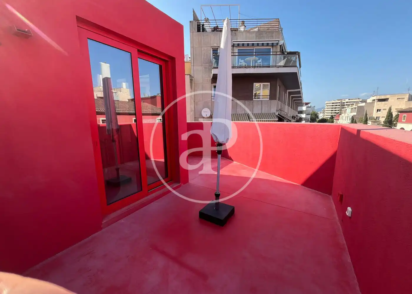 Terrassa de Pis de lloguer en  Palma de Mallorca amb Aire condicionat, Calefacció i Terrassa