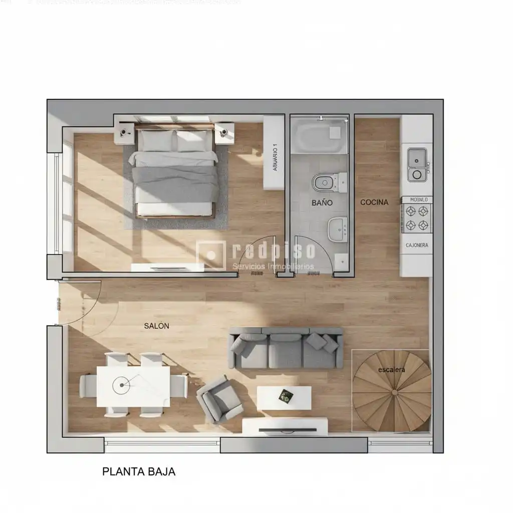 Habitación de Piso en venta en Madrid con Aire acondicionado, Calefacción y Alarma