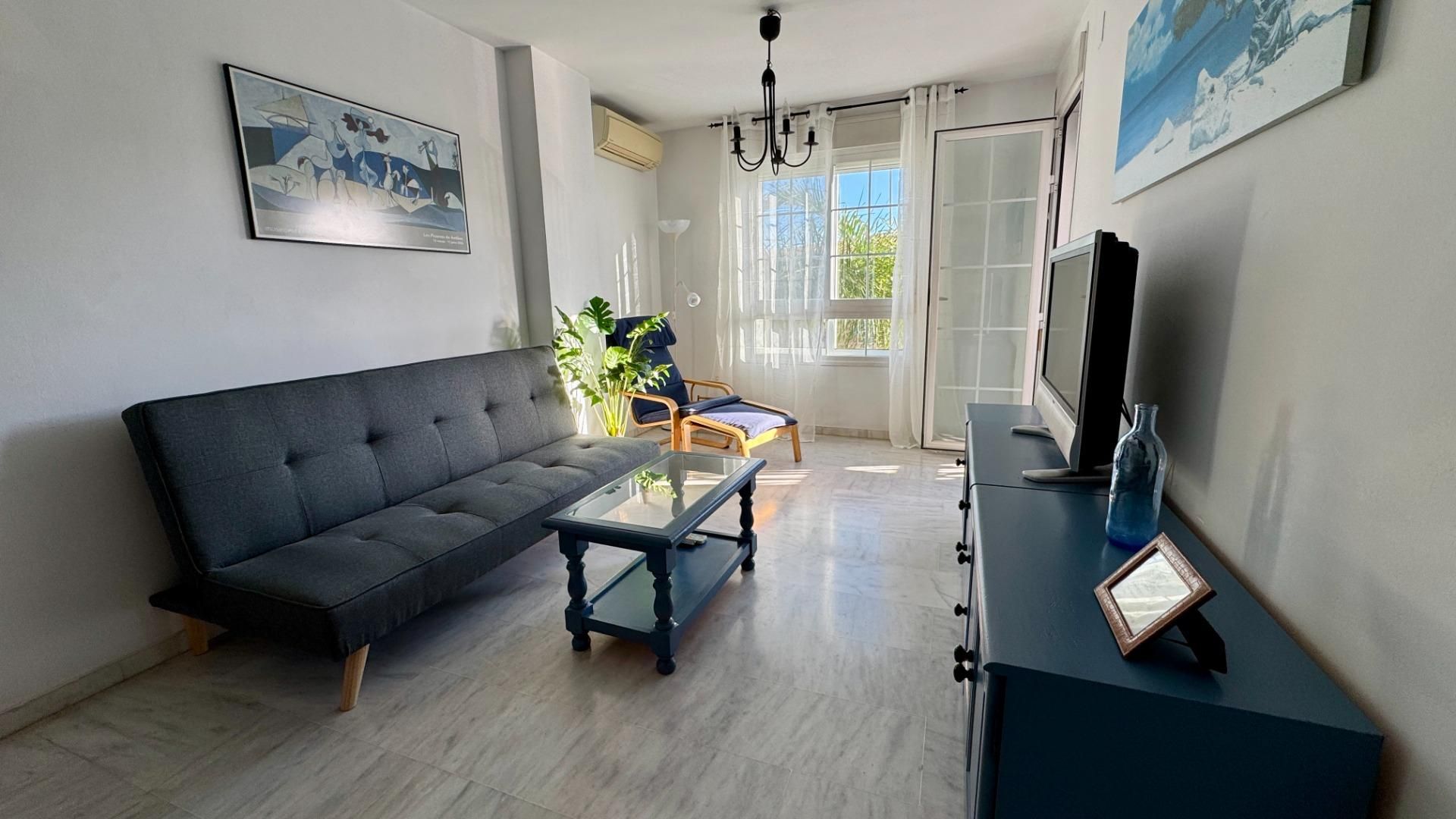 Living room of Flat for sale in Rincón de la Victoria  with Air Conditioner and Terrace