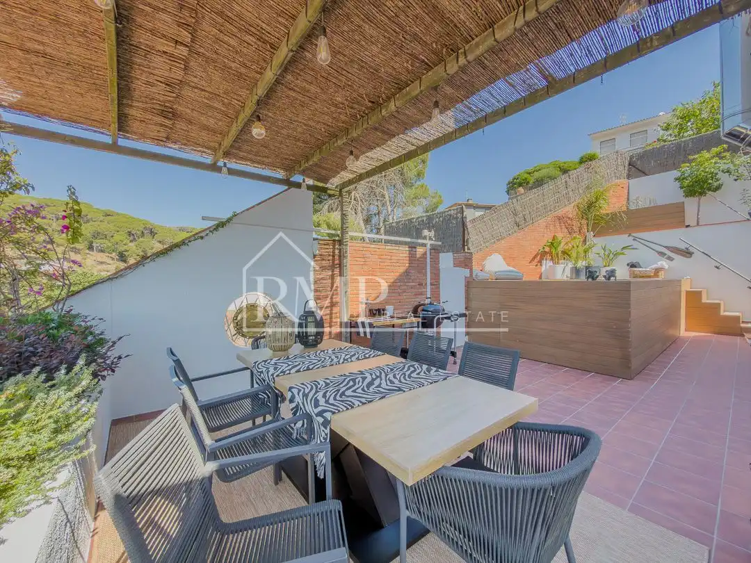 Terrace of Detached homes for sale in Sant Andreu de Llavaneres  with Air Conditioner, Heating and Terrace