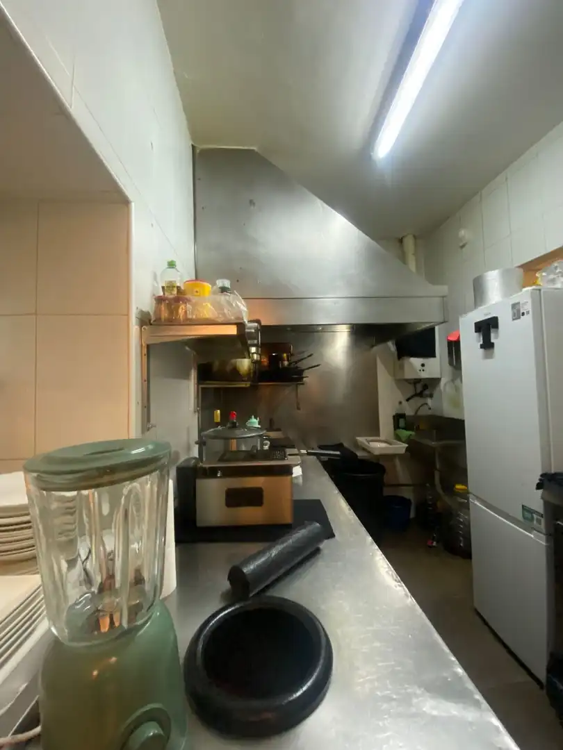 Cuina de Local de lloguer en Madrid amb Aire condicionat