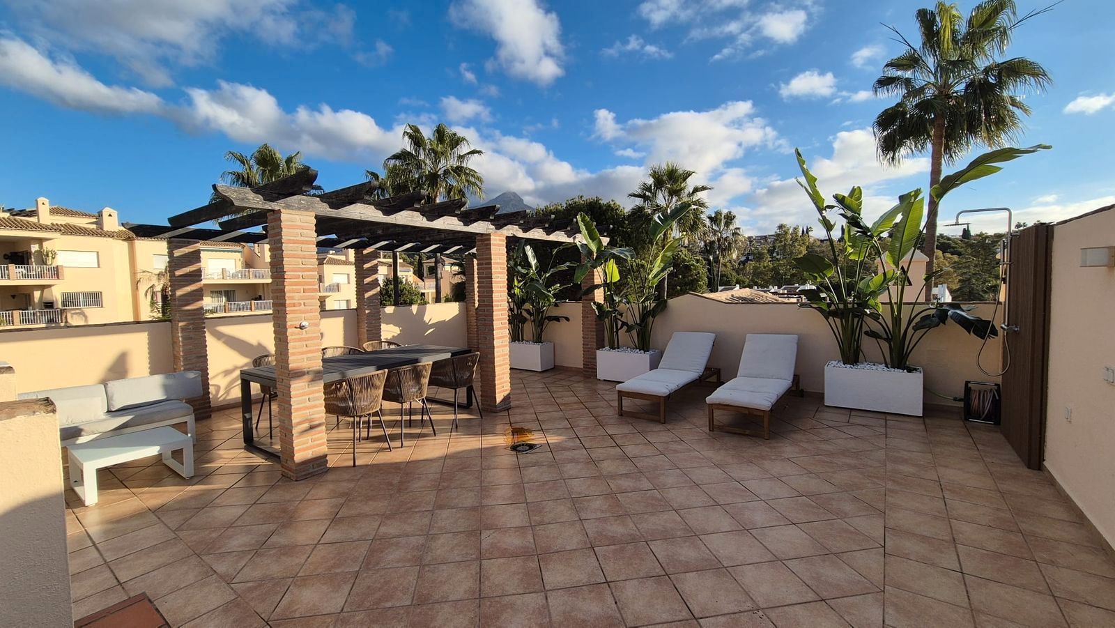 Terrace of Apartment for sale in Marbella  with Terrace, Storage room and Furnished