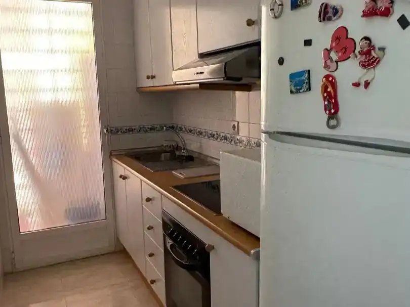 Kitchen of Flat for rent in Mazarrón  with Air Conditioner, Swimming Pool and Furnished