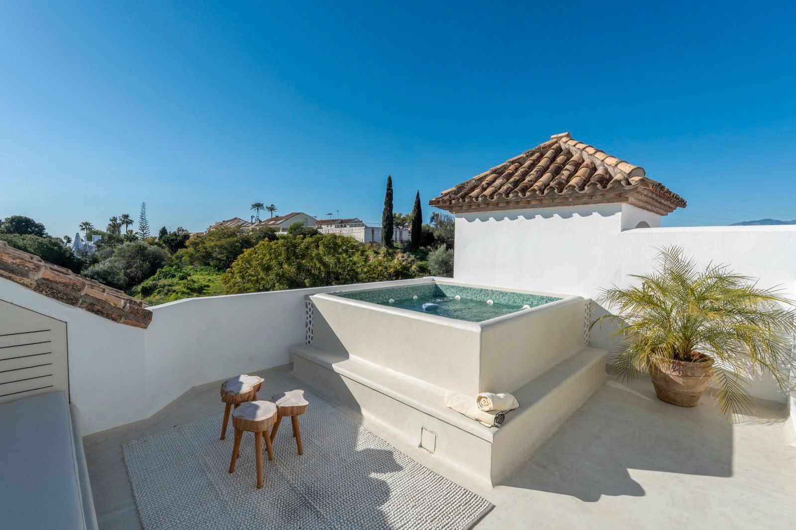 Garden of House or chalet for sale in Marbella  with Terrace, Storage room and Furnished