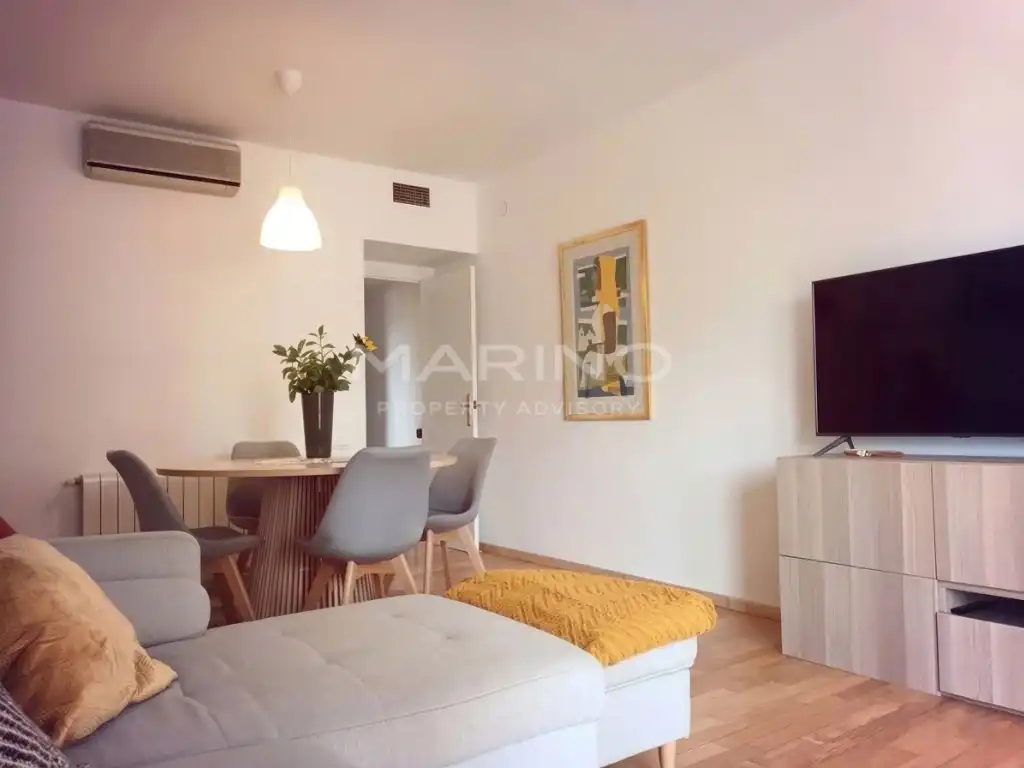 Sala de estar de Piso en venta en Barcelona con Aire acondicionado y Balcón