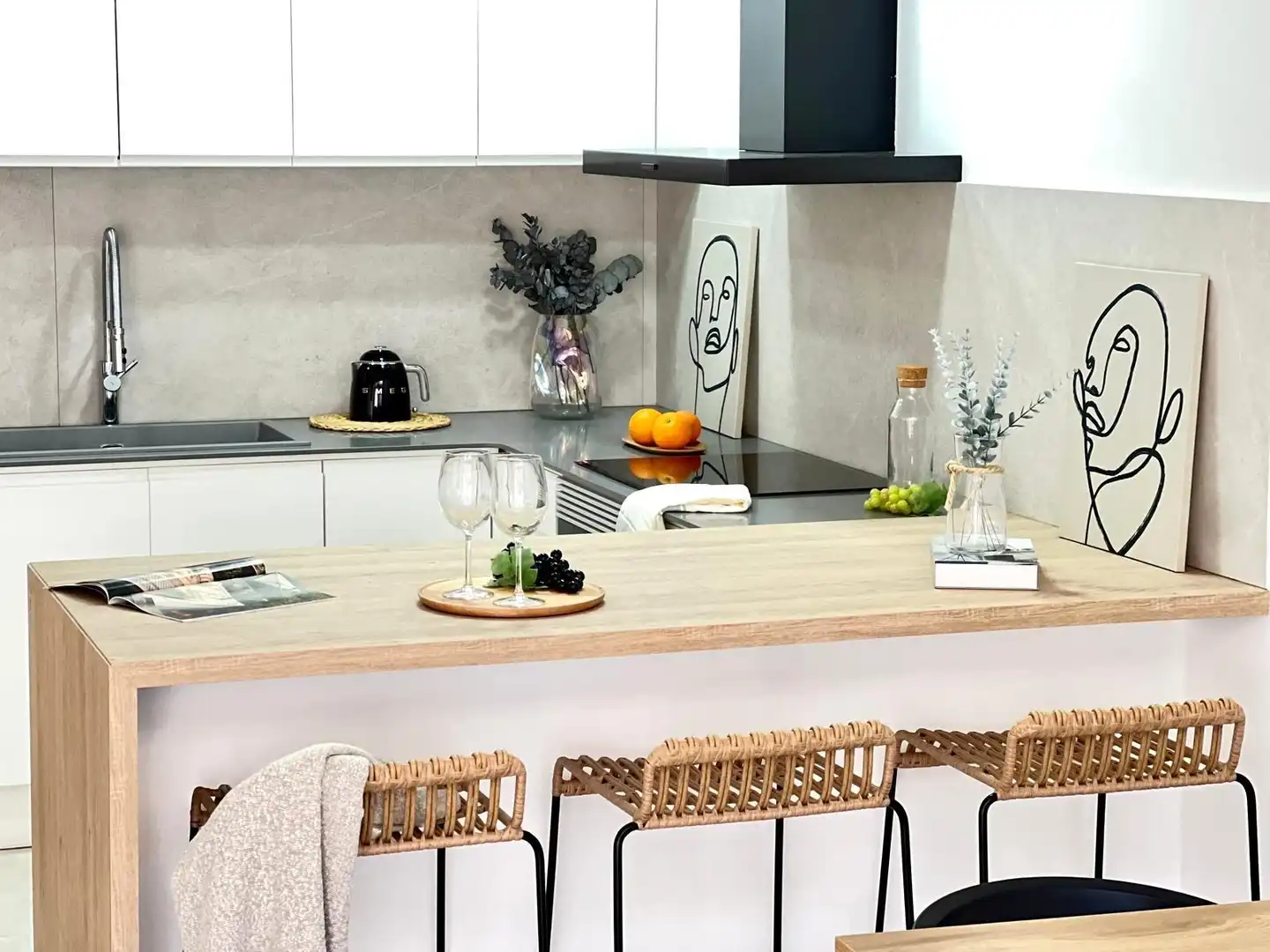 Cocina de Casa o chalet en venta en Granollers con Aire acondicionado, Calefacción y Jardín privado