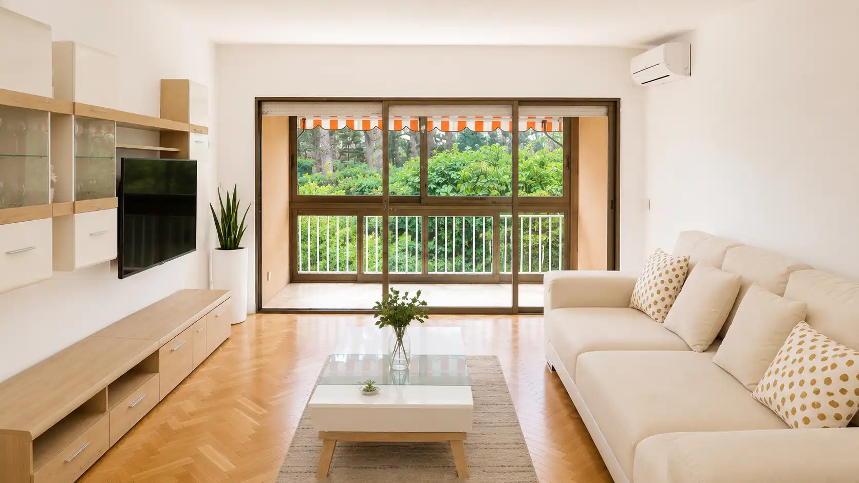 Wohnzimmer von Wohnung zur Miete in Majadahonda mit Klimaanlage, Heizung und Parkett