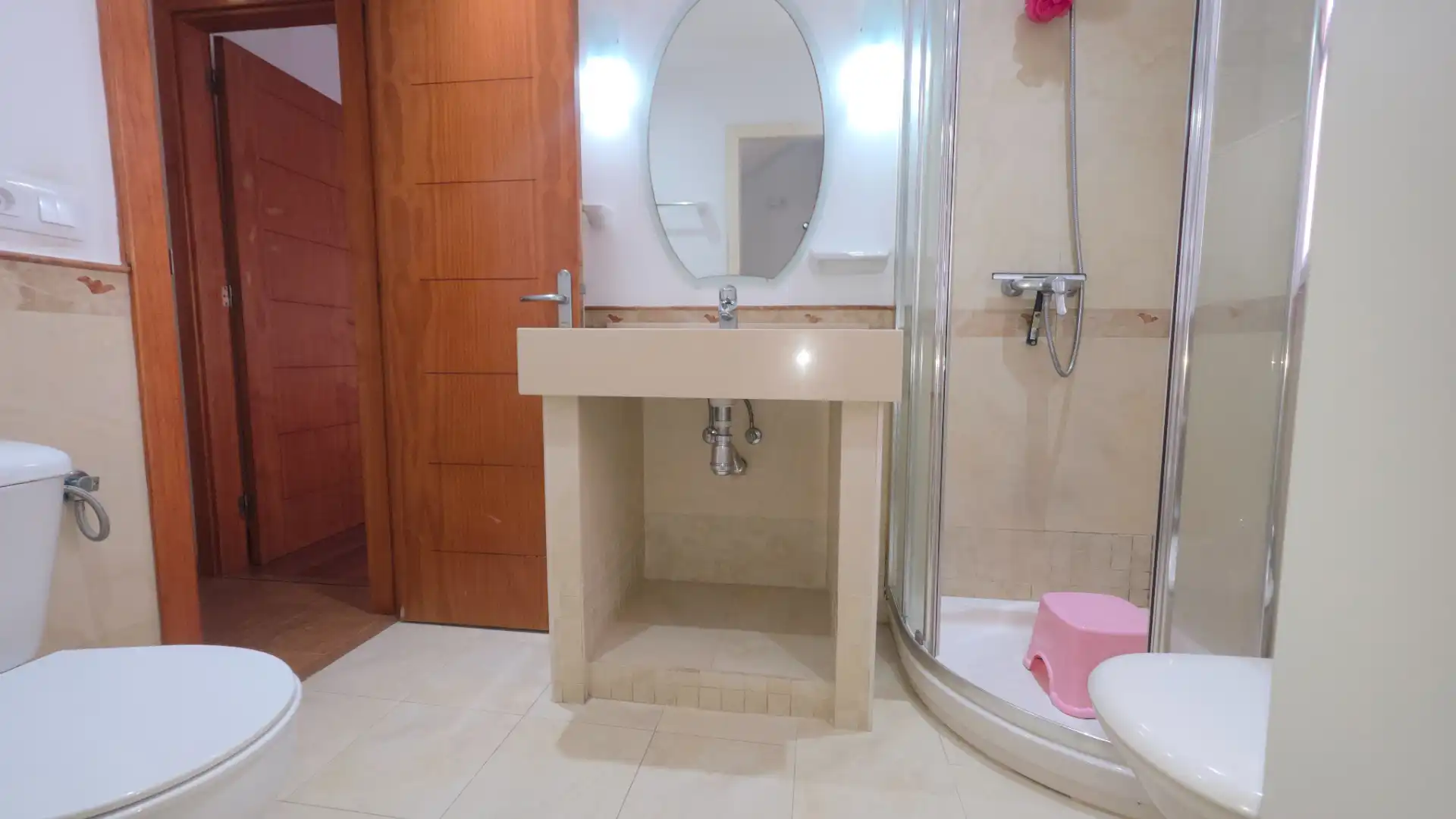 Baño de Piso de alquiler en Telde con Aire acondicionado, Amueblado y Horno
