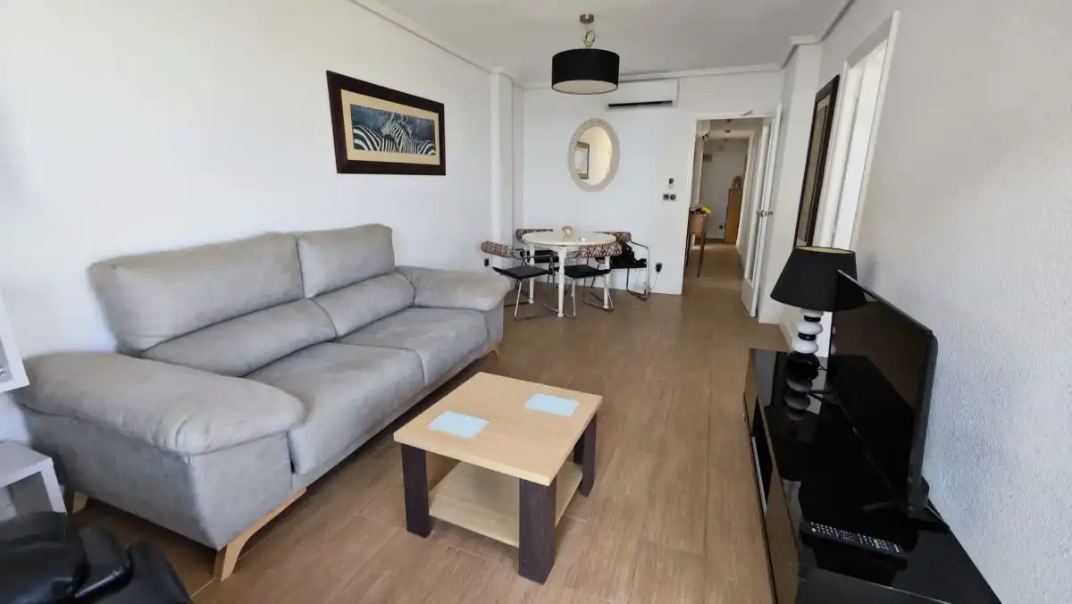 Living room of Flat for rent in Elche / Elx  with Air Conditioner, Heating and Parquet flooring