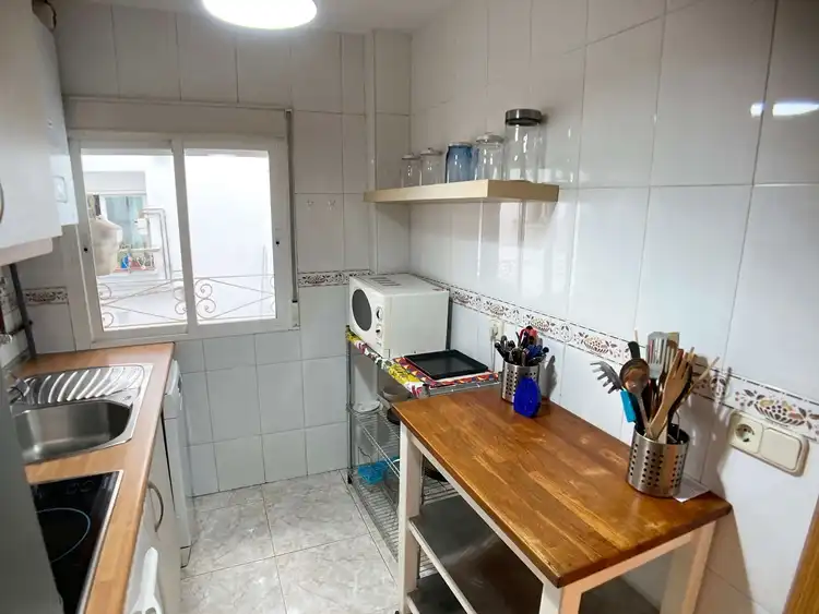 Kitchen of Flat for sale in Madrid  with Heating, Terrace and Oven