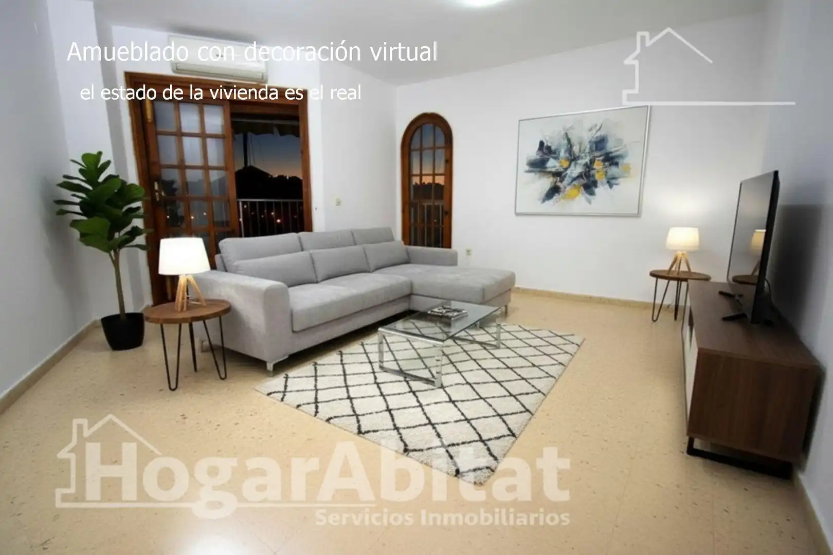 Sala d'estar de Pis en venda en Alboraya amb Aire condicionat, Calefacció i Terrassa