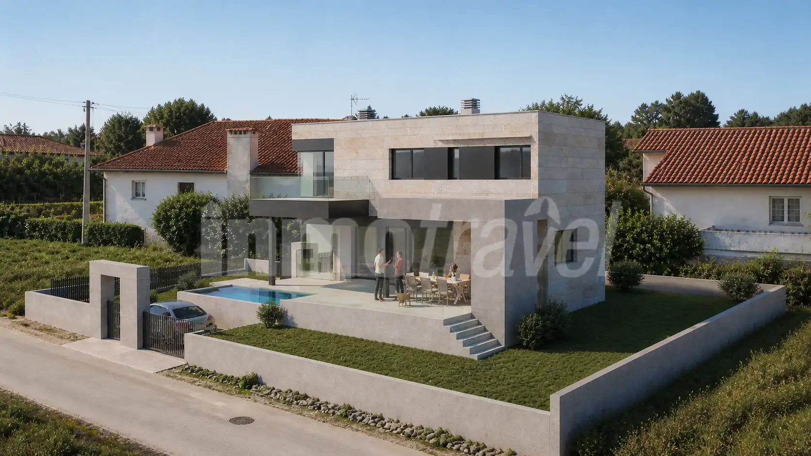 Vista exterior de Residencial en venta en Sanxenxo