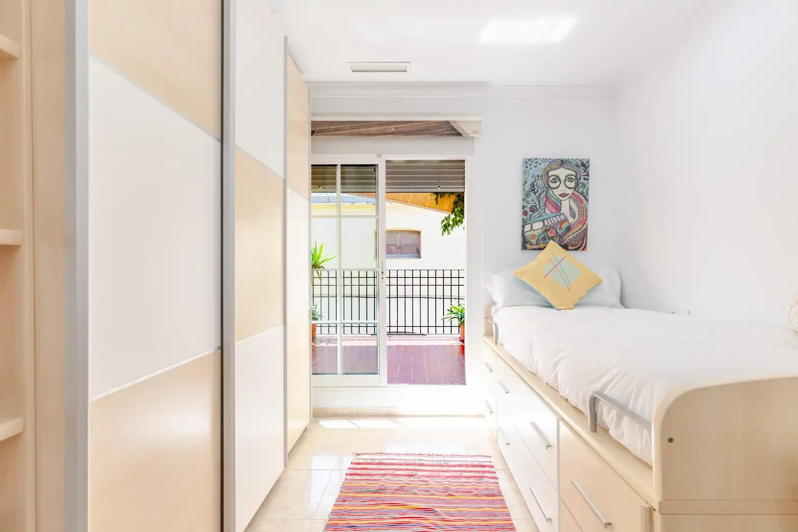 Habitación de Casa adosada en venta en Sagunto / Sagunt con Aire acondicionado, Calefacción y Terraza
