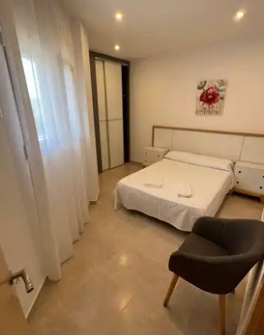 Bedroom of Apartments for rent in Benitachell / El Poble Nou de Benitatxell  with Air Conditioner, Terrace and Furnished