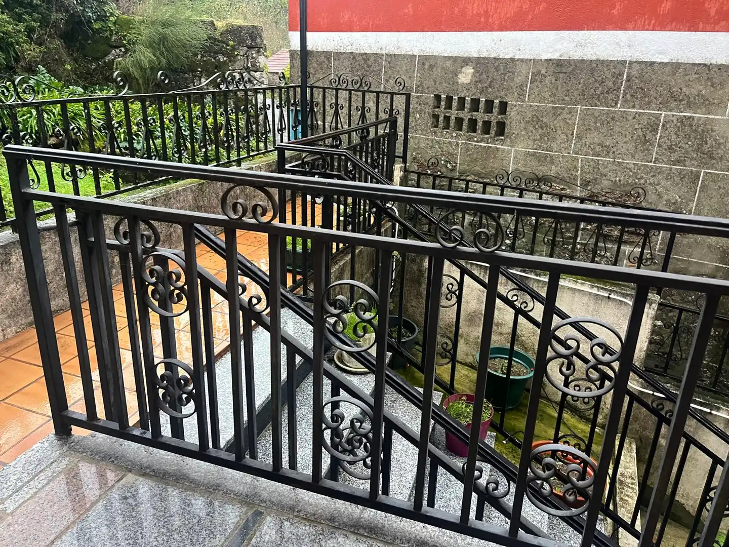 Terraza de Casa o chalet en venta en Crecente con Jardín privado, Terraza y Piscina