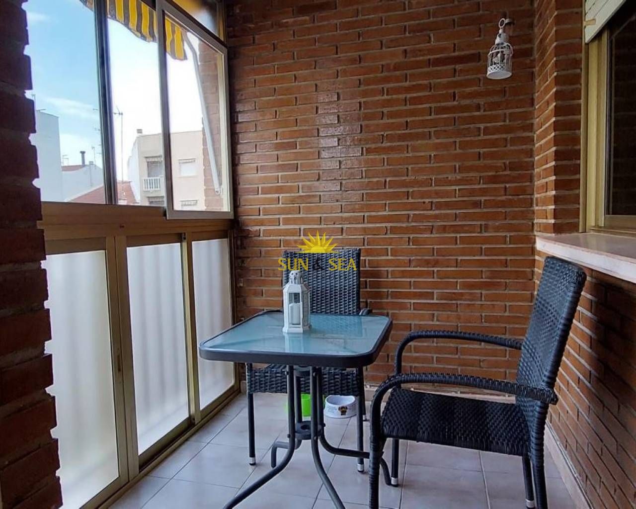 Balcony of Apartment to rent in San Pedro del Pinatar  with Heating, Furnished and Oven