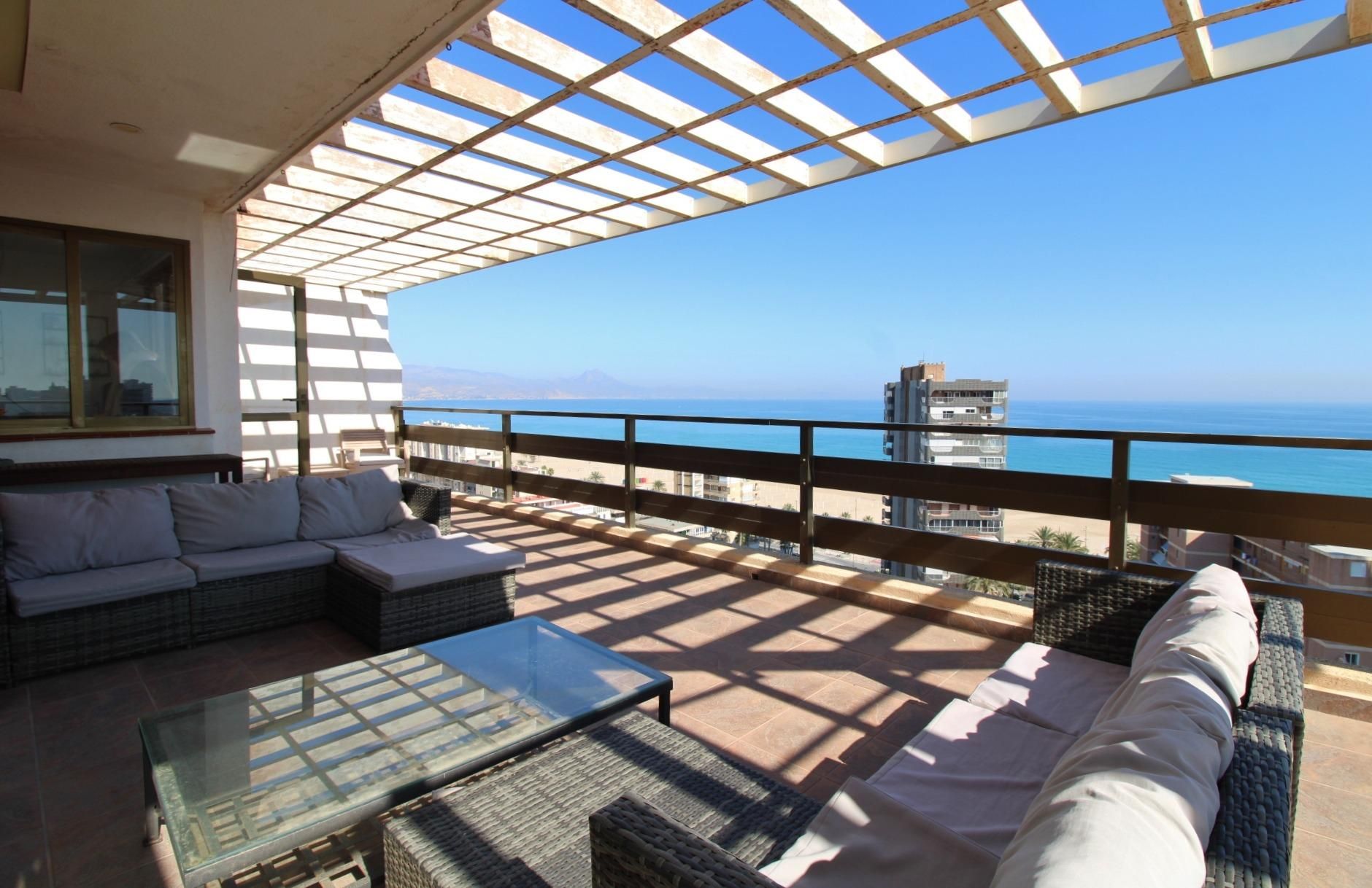 Terrace of Attic for sale in Alicante / Alacant  with Terrace, Balcony and Community pool