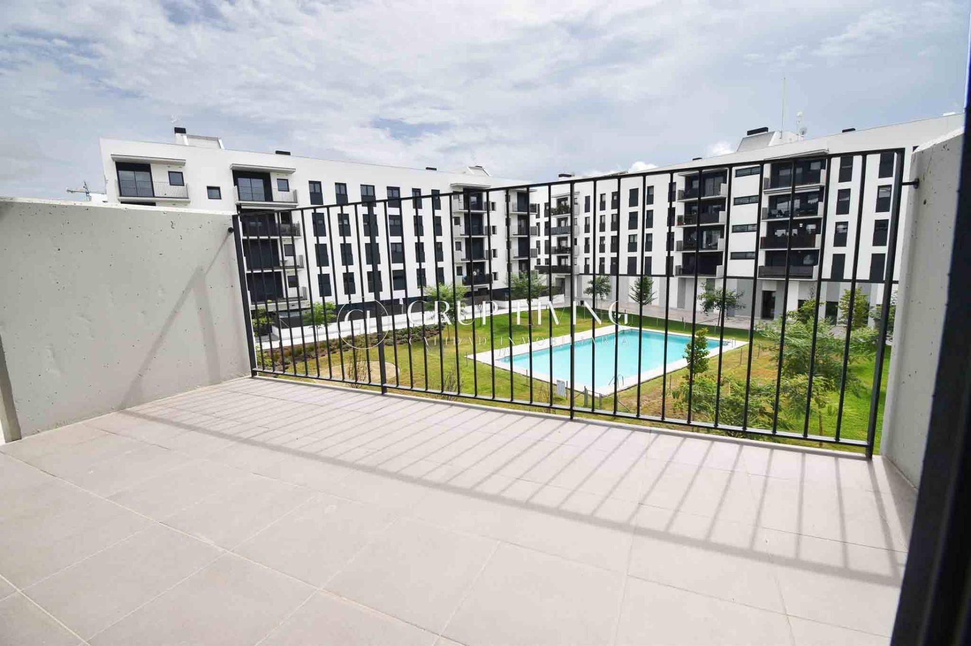 Terrace of Flat to rent in Sant Pere de Ribes  with Air Conditioner, Heating and Private garden