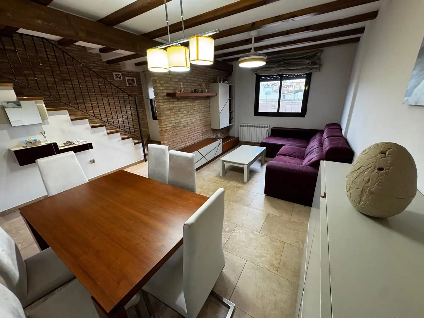 Sala d'estar de Casa adosada en venda en San Pedro del Pinatar amb Aire condicionat, Calefacció i Jardí privat