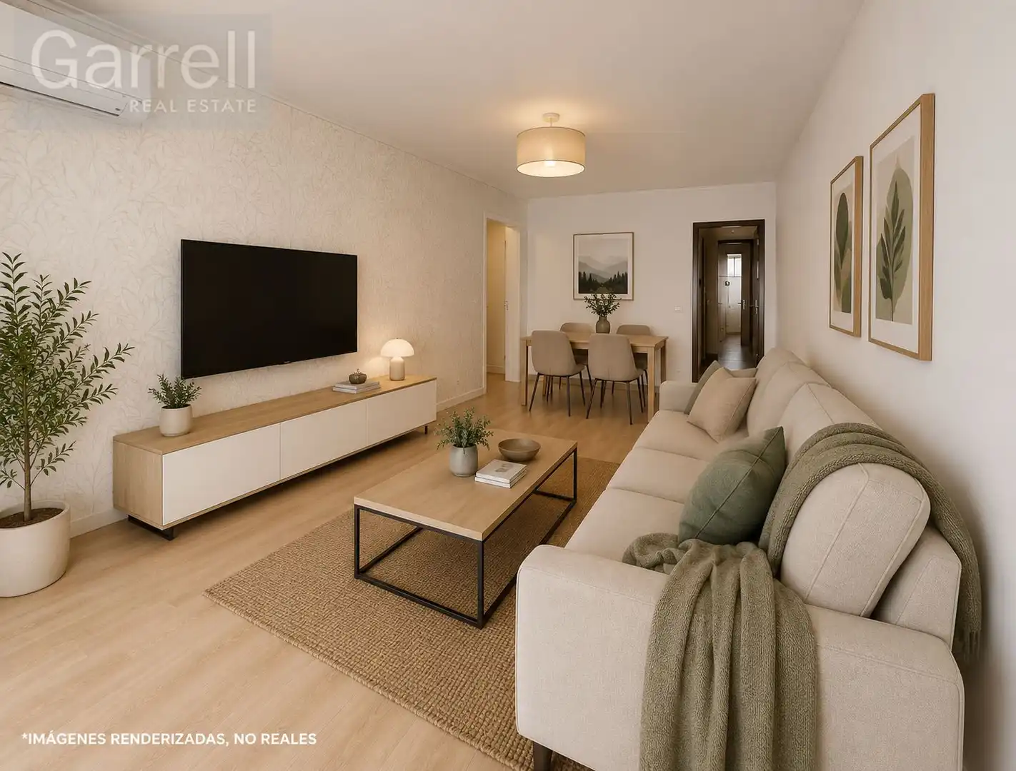 Sala de estar de Piso en venta en Badalona