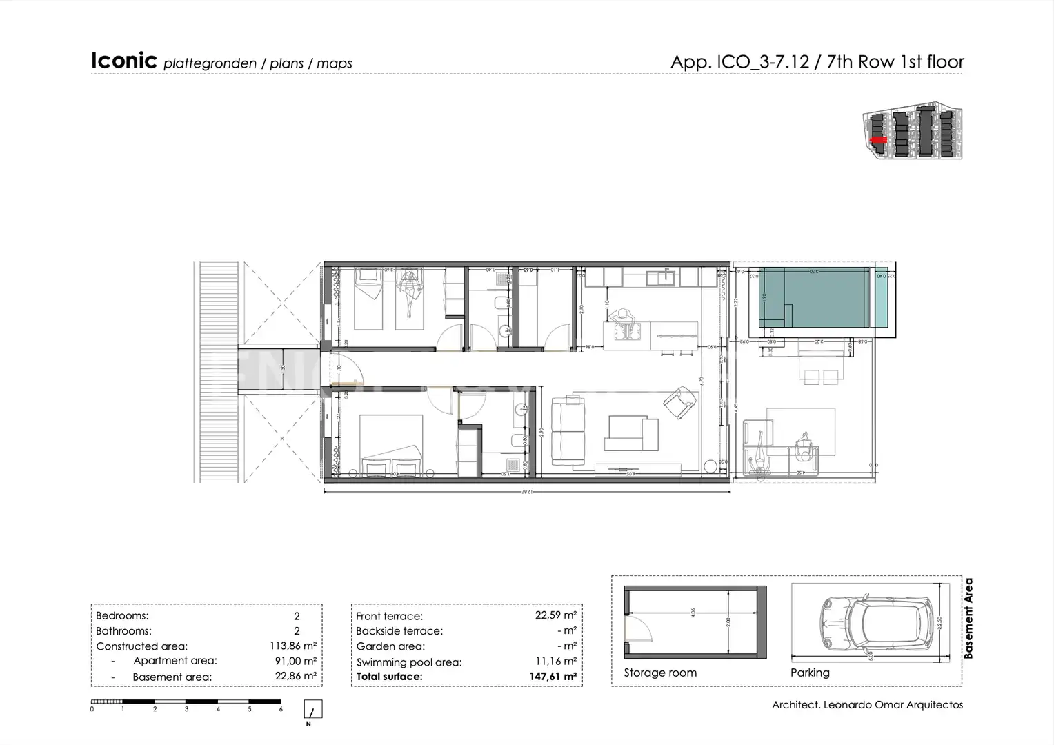 Appartement avec piscine à vendre à Callao Salvaje - Playa Paraíso, imagen 24