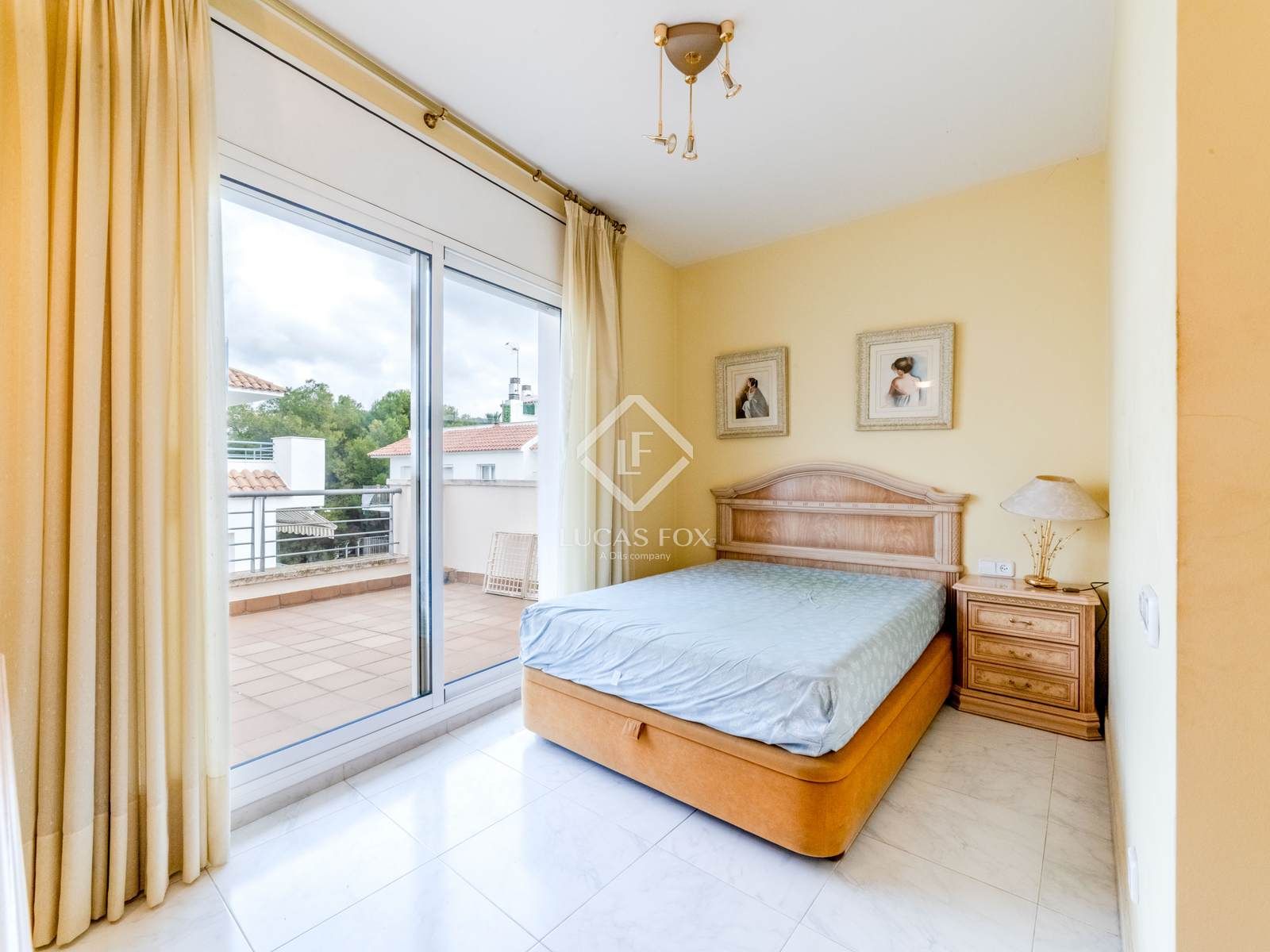 Bedroom of Attic for sale in Sitges  with Air Conditioner and Terrace