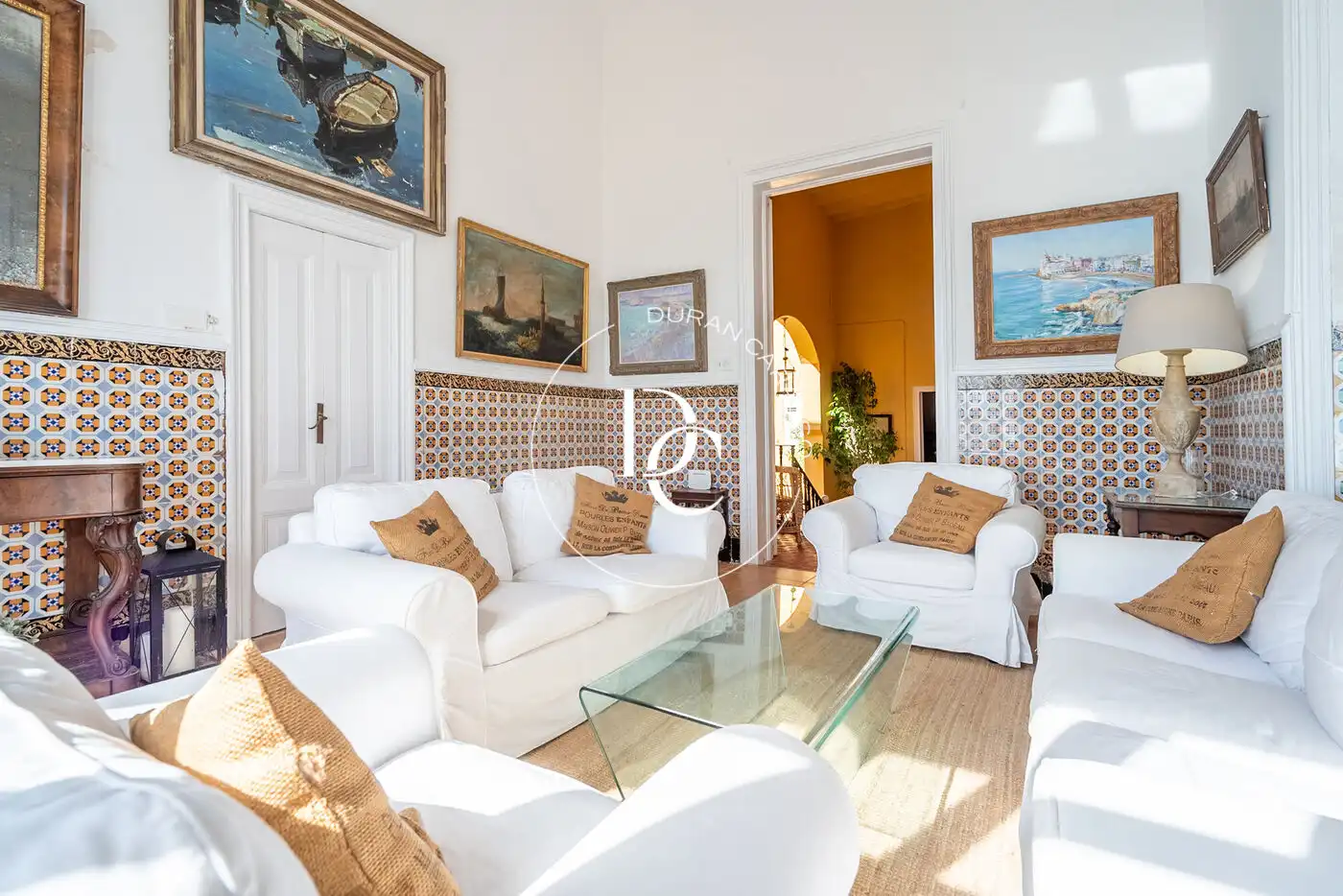 Sala de estar de Casa o chalet en venta en Sitges con Calefacción, Terraza y Balcón