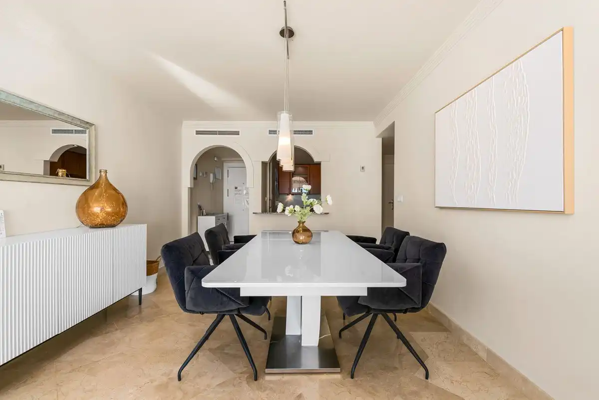 Dining room of Apartments for sale in Estepona Pueblo