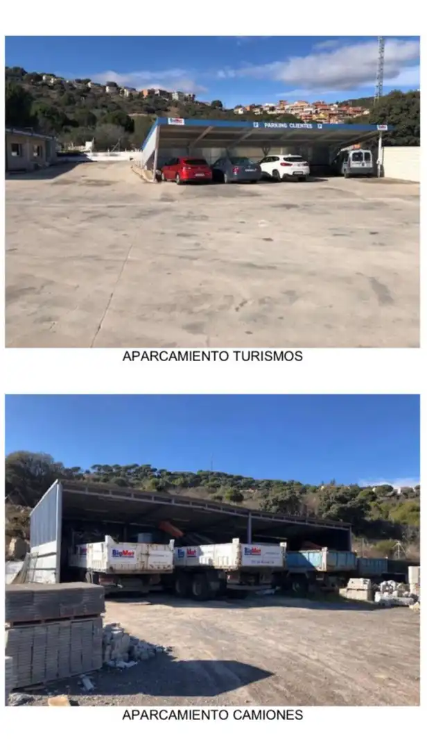Aparcament de Nau industrial en venda en El Hoyo de Pinares 