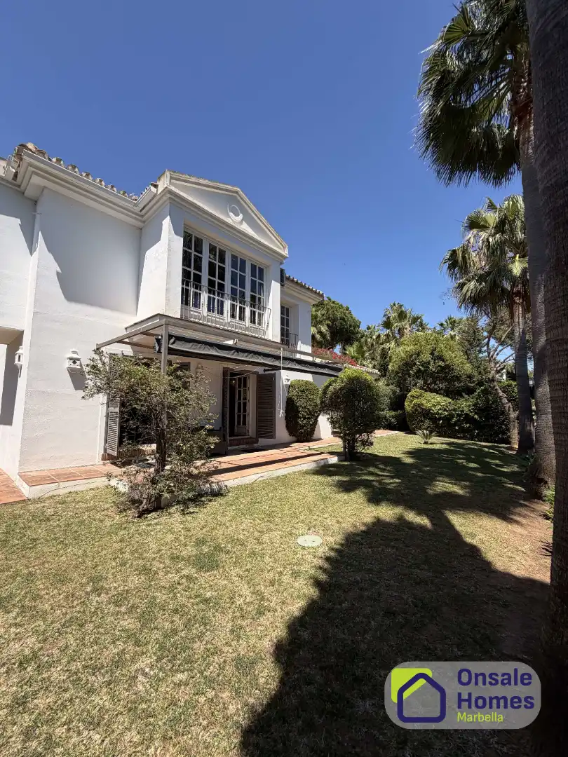 Exterior view of Houses for rent in Marbella  with Air Conditioner, Private garden and Terrace