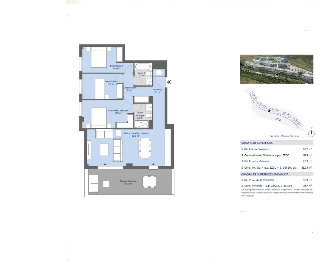 Apartament amb terrassa en venda a Playa Bahía Dorada, imagen 9