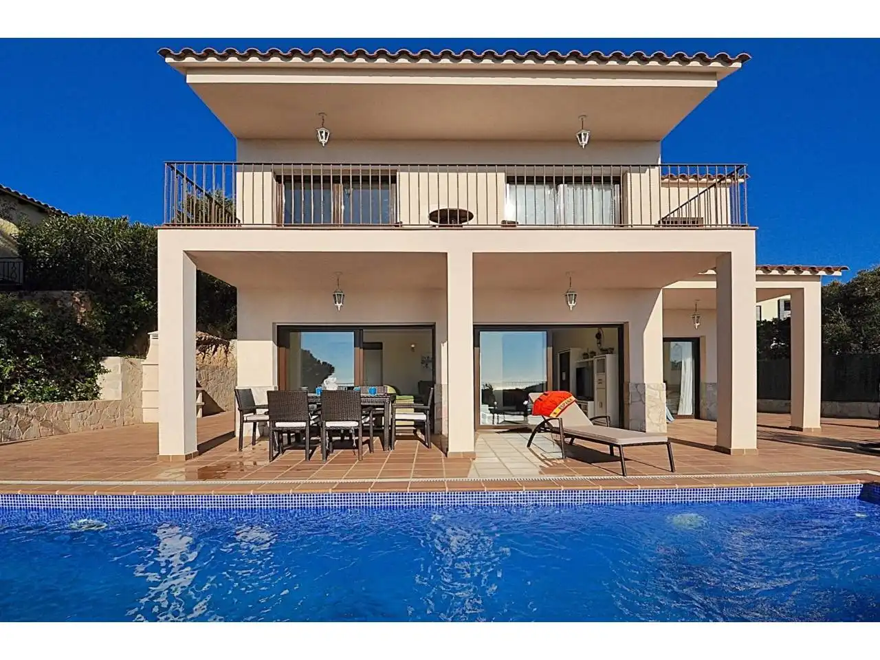 Terrassa de Casa o xalet en venda en Lloret de Mar amb Aire condicionat, Calefacció i Jardí privat