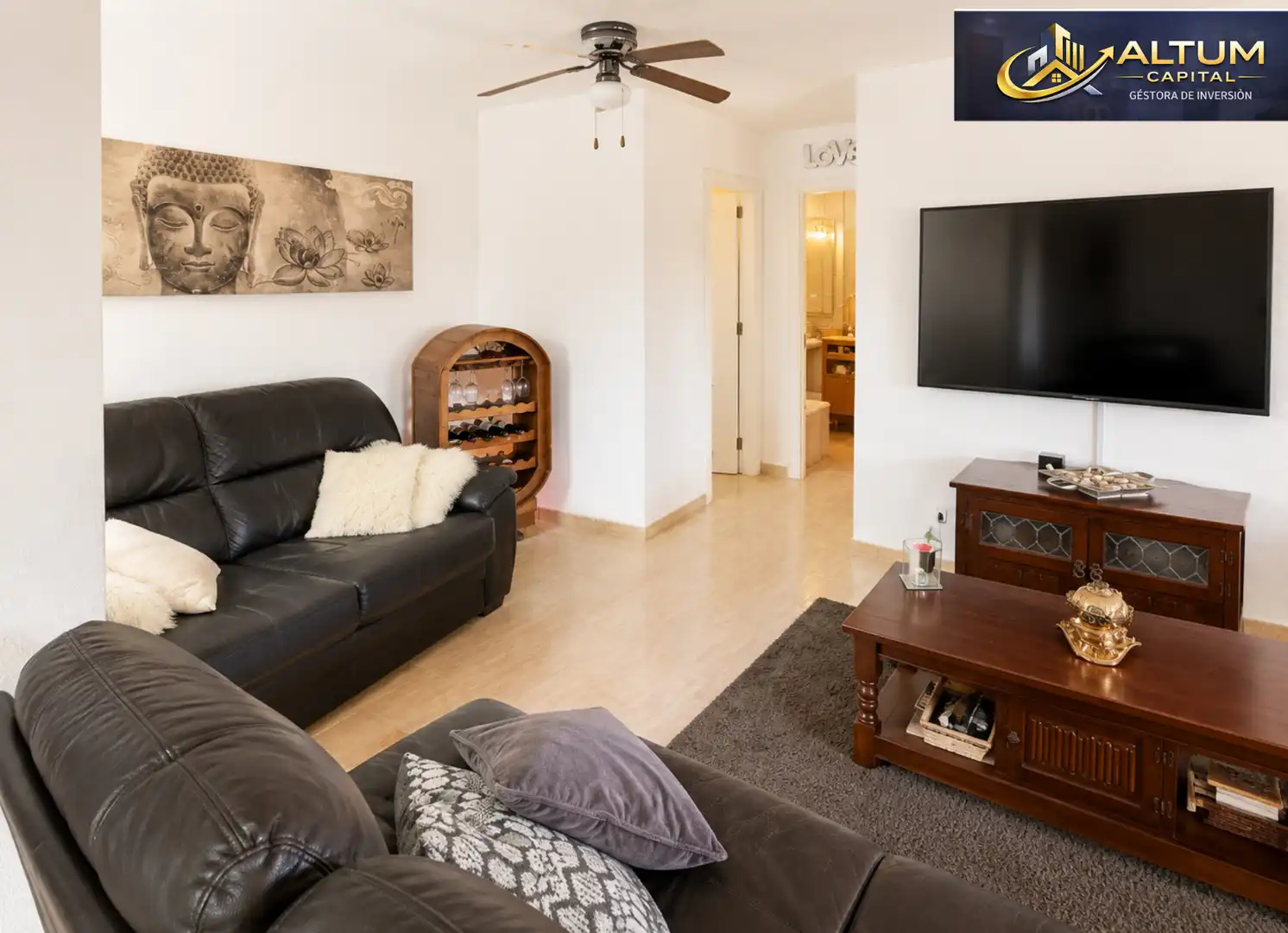 Living room of Flat for sale in Arona  with Furnished, Washing machine and Microwave