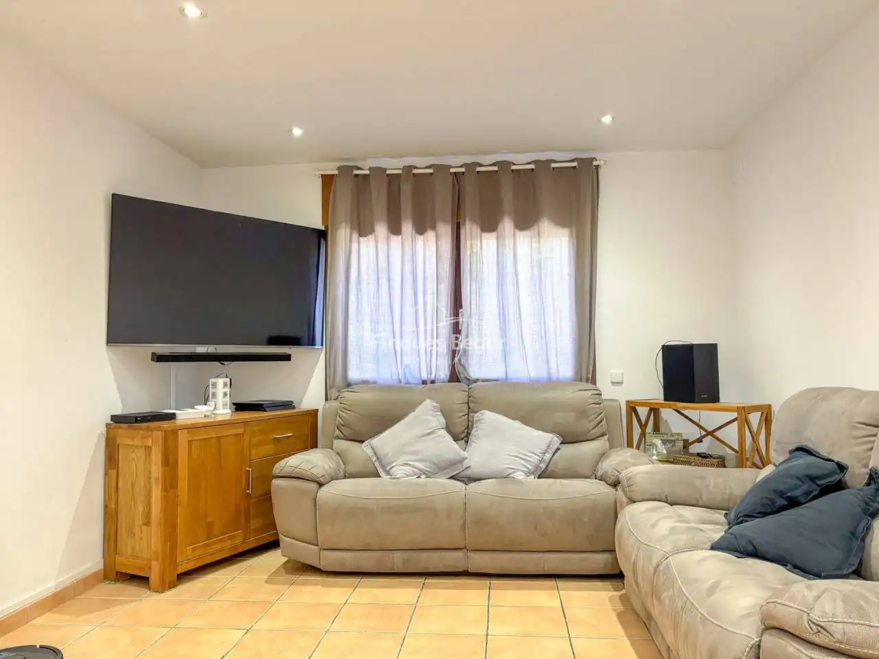 Sala de estar de Casa adosada en venta en Palafrugell con Aire acondicionado, Calefacción y Terraza