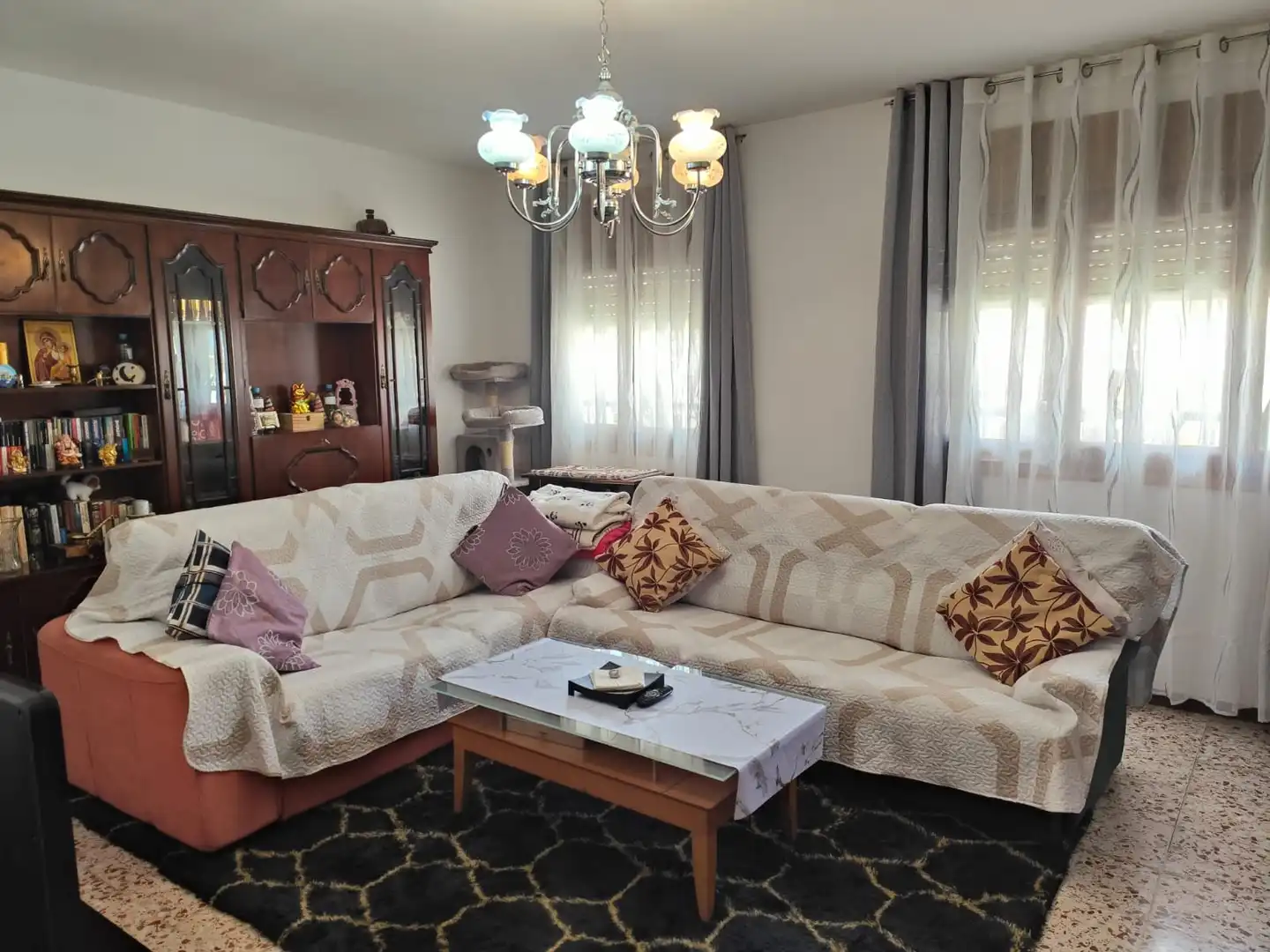 Wohnzimmer von Erdgeschoss zum Verkauf in Corral de Almaguer mit Parkett und Möbliert