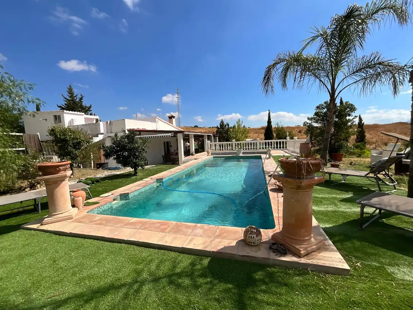 Piscina de Finca rústica en venda en Coín amb Jardí privat i Piscina